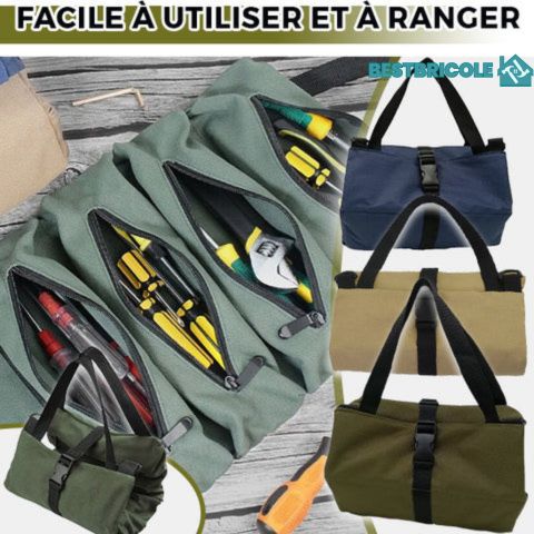 BRICOBAG™ - SAC À OUTILS ENROULABLE - BESTBRICOLE