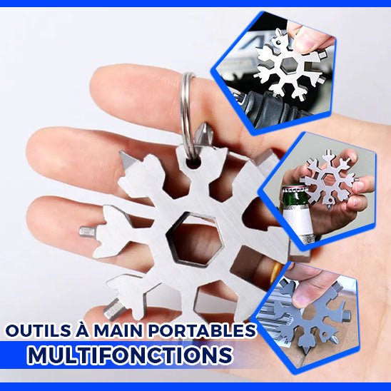 Outils à main multifonctions portables en acier inoxydable 18 en 1 -MINITOOL™ - BESTBRICOLE